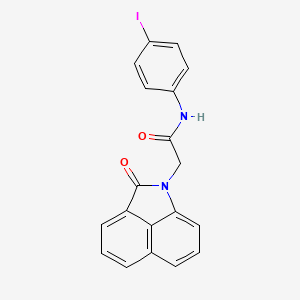 N-(4-iodophenyl)-2-(2-oxobenzo[cd]indol-1(2H)-yl)acetamide