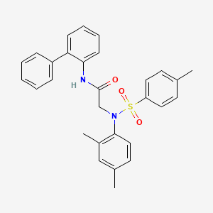 N-biphenyl-2-yl-N~2~-(2,4-dimethylphenyl)-N~2~-[(4-methylphenyl)sulfonyl]glycinamide