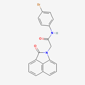 N-(4-bromophenyl)-2-(2-oxobenzo[cd]indol-1(2H)-yl)acetamide