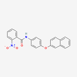 N-[4-(naphthalen-2-yloxy)phenyl]-2-nitrobenzamide