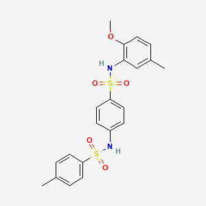 N-(4-{[(2-methoxy-5-methylphenyl)amino]sulfonyl}phenyl)-4-methylbenzenesulfonamide