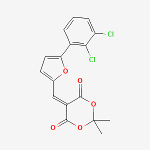 5-{[5-(2,3-dichlorophenyl)-2-furyl]methylene}-2,2-dimethyl-1,3-dioxane-4,6-dione