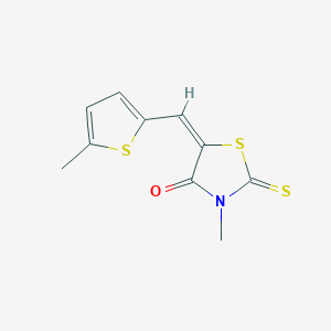 3-methyl-5-[(5-methyl-2-thienyl)methylene]-2-thioxo-1,3-thiazolidin-4-one