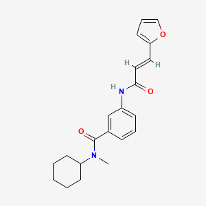 N-cyclohexyl-3-{[3-(2-furyl)acryloyl]amino}-N-methylbenzamide