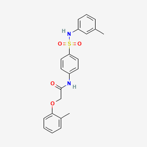 2-(2-methylphenoxy)-N-(4-{[(3-methylphenyl)amino]sulfonyl}phenyl)acetamide