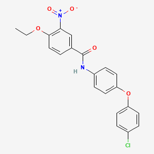 N-[4-(4-chlorophenoxy)phenyl]-4-ethoxy-3-nitrobenzamide