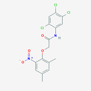 2-(2,4-dimethyl-6-nitrophenoxy)-N-(2,4,5-trichlorophenyl)acetamide