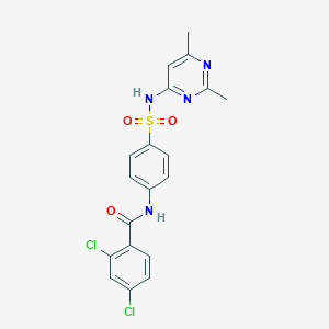 2,4-dichloro-N-(4-{[(2,6-dimethyl-4-pyrimidinyl)amino]sulfonyl}phenyl)benzamide