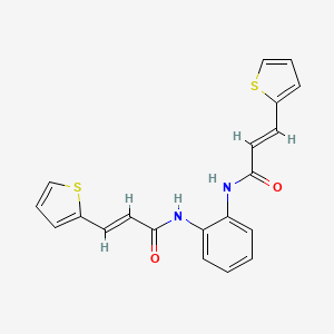 N,N'-1,2-phenylenebis[3-(2-thienyl)acrylamide]