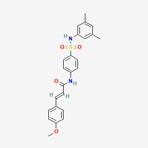 N-(4-{[(3,5-dimethylphenyl)amino]sulfonyl}phenyl)-3-(4-methoxyphenyl)acrylamide