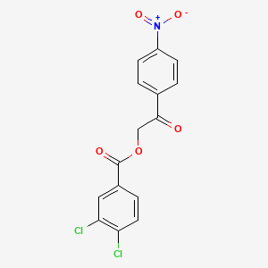 2-(4-nitrophenyl)-2-oxoethyl 3,4-dichlorobenzoate