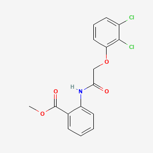 Methyl 2-[[2-(2,3-dichlorophenoxy)acetyl]amino]benzoate