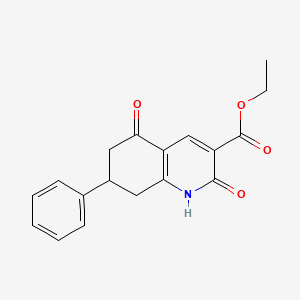 Ethyl 2,5-dioxo-7-phenyl-1,2,5,6,7,8-hexahydroquinoline-3-carboxylate