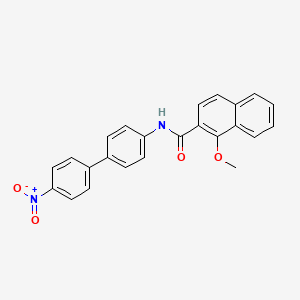 1-methoxy-N-(4'-nitro-4-biphenylyl)-2-naphthamide