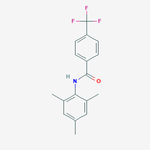molecular formula C17H16F3NO B364134 4-(trifluoromethyl)-N-(2,4,6-trimethylphenyl)benzamide CAS No. 877834-28-1