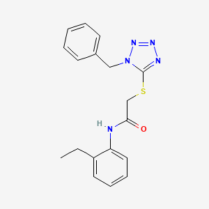 2-[(1-benzyl-1H-tetrazol-5-yl)thio]-N-(2-ethylphenyl)acetamide