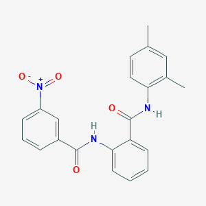 N-(2,4-dimethylphenyl)-2-[(3-nitrobenzoyl)amino]benzamide