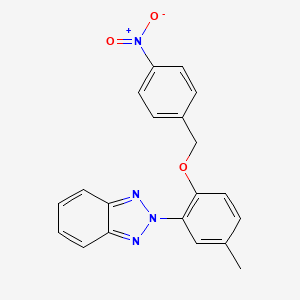 2-{5-methyl-2-[(4-nitrobenzyl)oxy]phenyl}-2H-1,2,3-benzotriazole