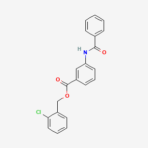 2-chlorobenzyl 3-(benzoylamino)benzoate