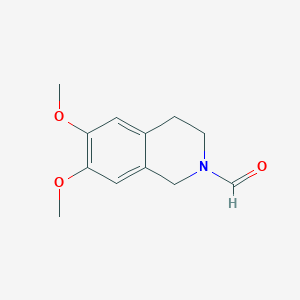 molecular formula C12H15NO3 B364141 6,7-dimethoxy-3,4-dihydro-2(1H)-isoquinolinecarbaldehyde CAS No. 96624-17-8