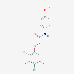 2-(2,4-dichloro-3,5-dimethylphenoxy)-N-(4-methoxyphenyl)acetamide