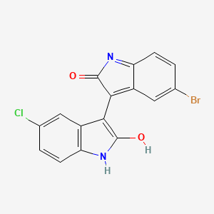 5-bromo-5'-chloro-3,3'-biindole-2,2'(1H,1'H)-dione