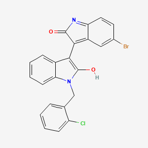 5'-bromo-1-(2-chlorobenzyl)-3,3'-biindole-2,2'(1H,1'H)-dione