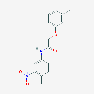 N-(4-methyl-3-nitrophenyl)-2-(3-methylphenoxy)acetamide