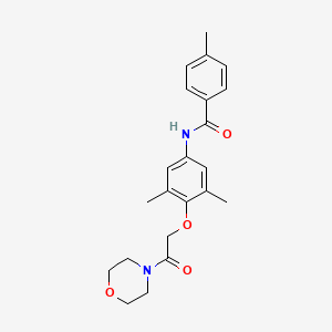 N-{3,5-dimethyl-4-[2-(4-morpholinyl)-2-oxoethoxy]phenyl}-4-methylbenzamide