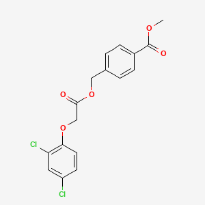 methyl 4-({[(2,4-dichlorophenoxy)acetyl]oxy}methyl)benzoate