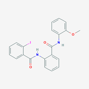 2-iodo-N-(2-{[(2-methoxyphenyl)amino]carbonyl}phenyl)benzamide