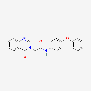 2-(4-oxoquinazolin-3(4H)-yl)-N-(4-phenoxyphenyl)acetamide