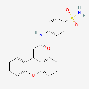 N-[4-(aminosulfonyl)phenyl]-2-(9H-xanthen-9-yl)acetamide