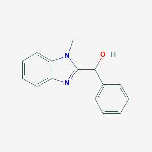 molecular formula C15H14N2O B364167 (1-methyl-1H-benzimidazol-2-yl)(phenyl)methanol CAS No. 17452-05-0