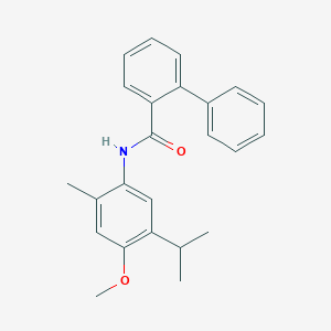 N-(5-isopropyl-4-methoxy-2-methylphenyl)-2-biphenylcarboxamide