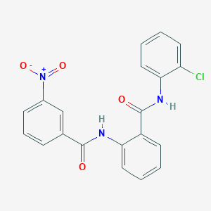 N-(2-chlorophenyl)-2-[(3-nitrobenzoyl)amino]benzamide