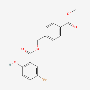 4-(methoxycarbonyl)benzyl 5-bromo-2-hydroxybenzoate