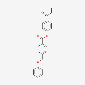 4-propionylphenyl 4-(phenoxymethyl)benzoate