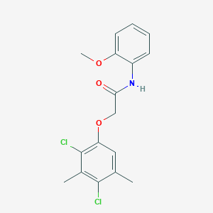 2-(2,4-dichloro-3,5-dimethylphenoxy)-N-(2-methoxyphenyl)acetamide