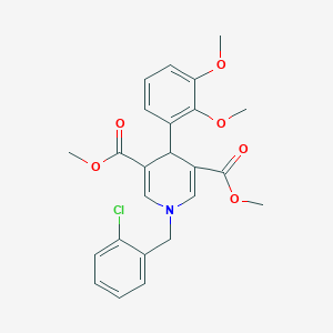 dimethyl 1-(2-chlorobenzyl)-4-(2,3-dimethoxyphenyl)-1,4-dihydro-3,5-pyridinedicarboxylate