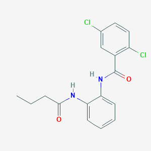 N-[2-(butanoylamino)phenyl]-2,5-dichlorobenzamide