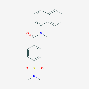 4-[(dimethylamino)sulfonyl]-N-ethyl-N-1-naphthylbenzamide