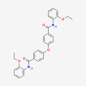 N-(2-ethoxyphenyl)-4-[4-[(2-ethoxyphenyl)carbamoyl]phenoxy]benzamide