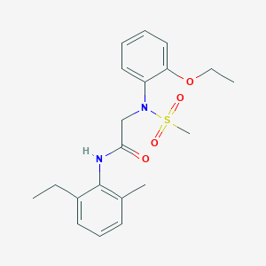 N~2~-(2-ethoxyphenyl)-N~1~-(2-ethyl-6-methylphenyl)-N~2~-(methylsulfonyl)glycinamide