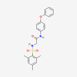 N~2~-(mesitylsulfonyl)-N~1~-(4-phenoxyphenyl)glycinamide