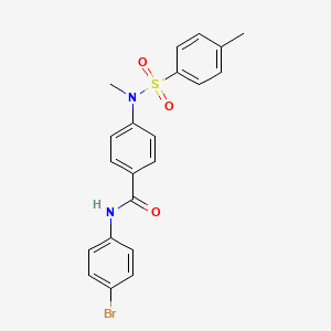 N-(4-bromophenyl)-4-{methyl[(4-methylphenyl)sulfonyl]amino}benzamide