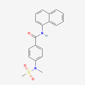 4-[methyl(methylsulfonyl)amino]-N-1-naphthylbenzamide