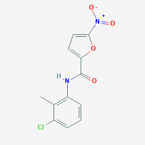 molecular formula C12H9ClN2O4 B364227 N-(3-chloro-2-methylphenyl)-5-nitrofuran-2-carboxamide CAS No. 349396-77-6