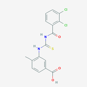 3-[(2,3-Dichlorobenzoyl)carbamothioylamino]-4-methylbenzoic acid