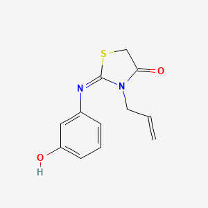 (Z)-3-allyl-2-((3-hydroxyphenyl)imino)thiazolidin-4-one